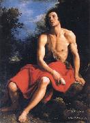 Cristofano Allori St.John the Baptist in the Desert oil on canvas